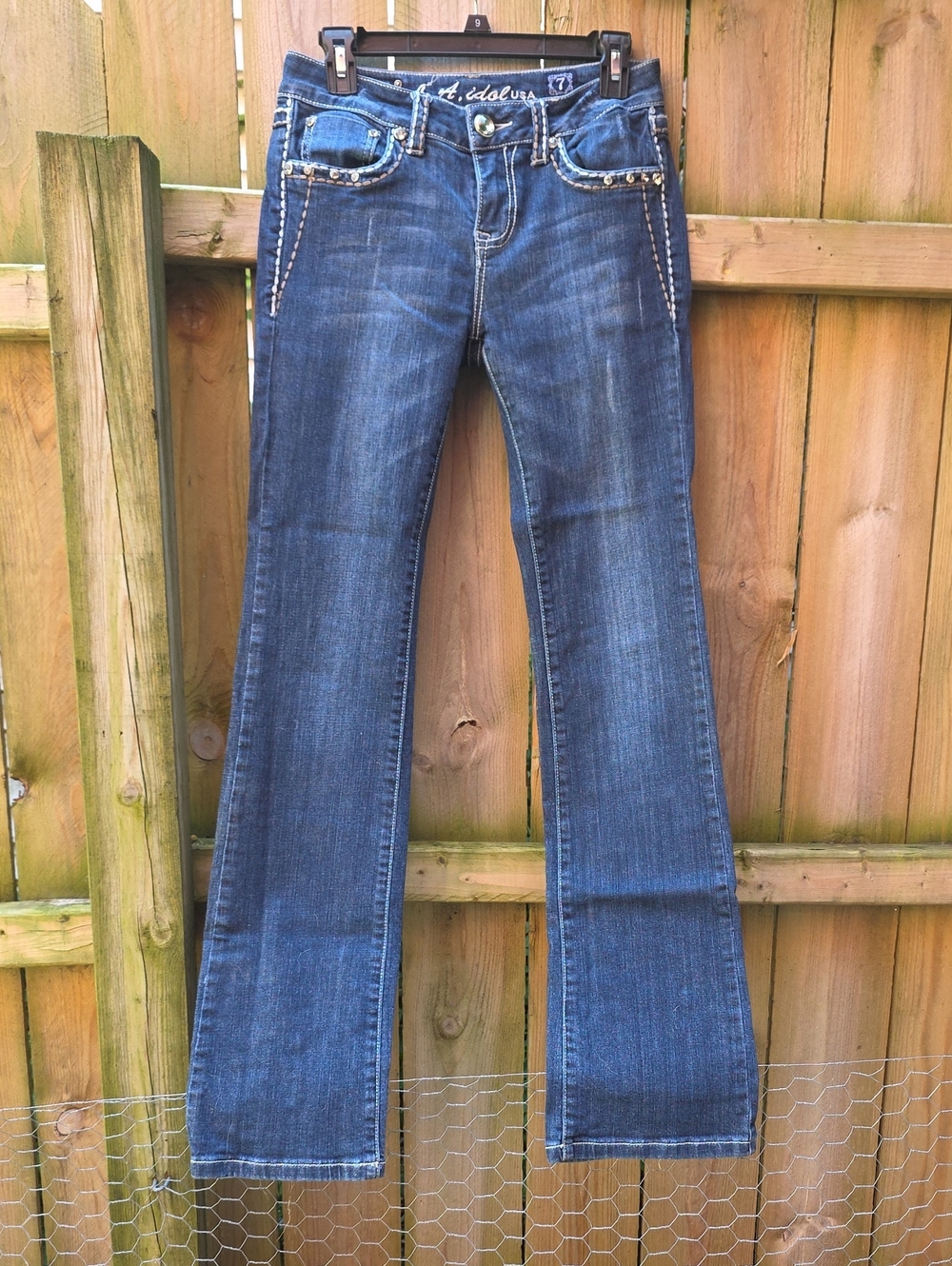 Women's Dark Blue Bootcut Jeans